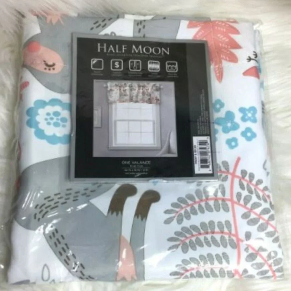Lush Decor Half Moon Pixie Fox Window Valance